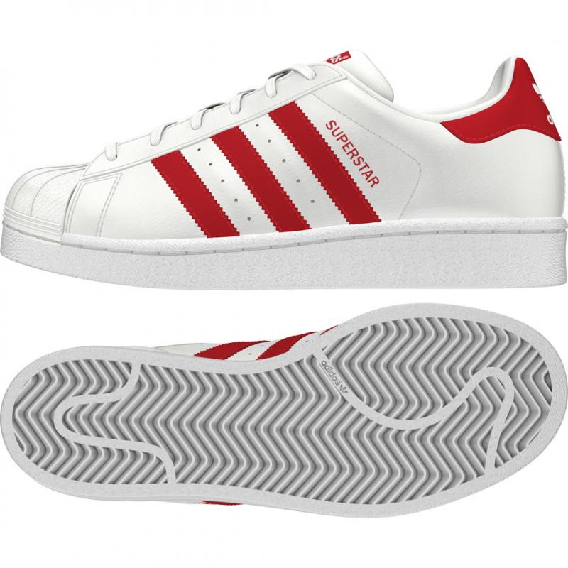 Basket Adidas Originals Superstar Junior - Blanc - Adidas2 - The Bradery