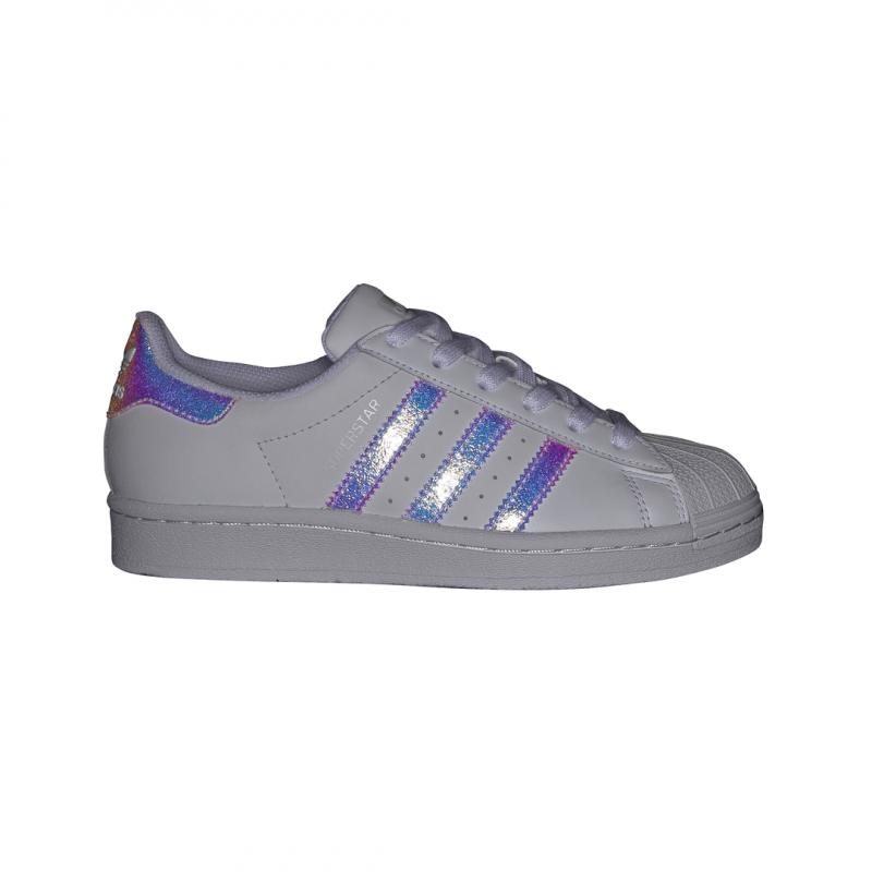 Basket Adidas Originals Superstar Junior - Blanc - Adidas2 - The Bradery