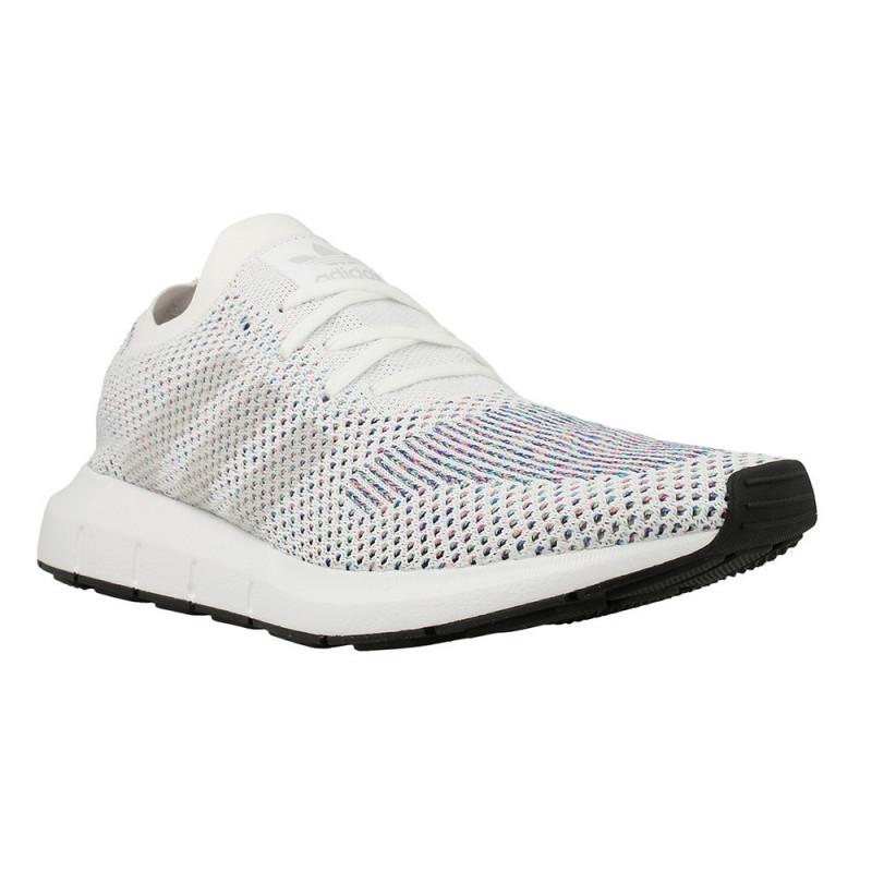 Baskets Adidas Originals Swift Run Primeknit Blanc / Gris - Baskets - Adidas1 - The Bradery