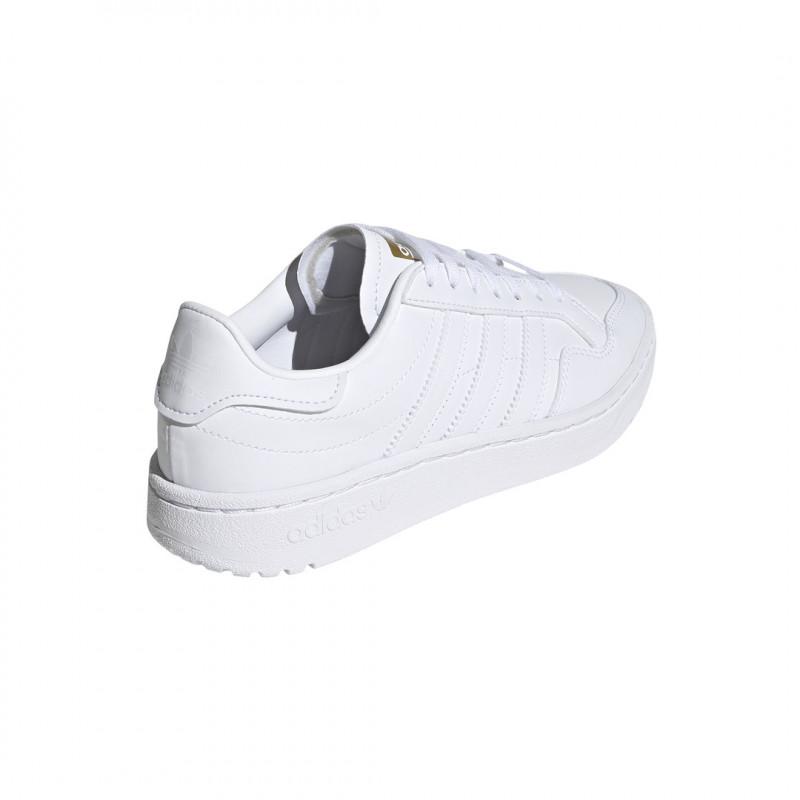 Basket Adidas Originals Team Court Junior - Blanc - Adidas2 - The Bradery