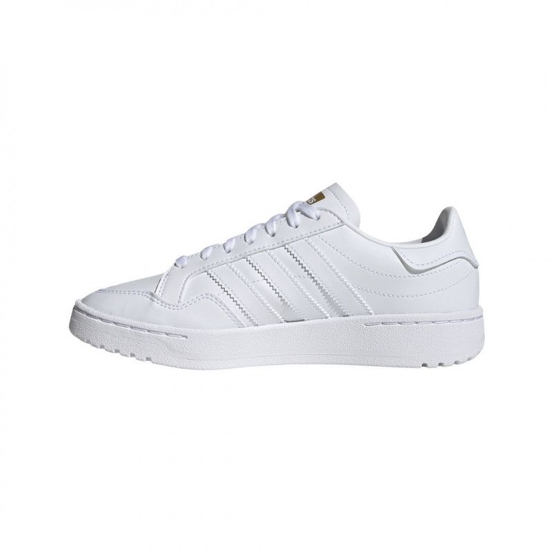 Basket Adidas Originals Team Court Junior - Blanc - Adidas2 - The Bradery