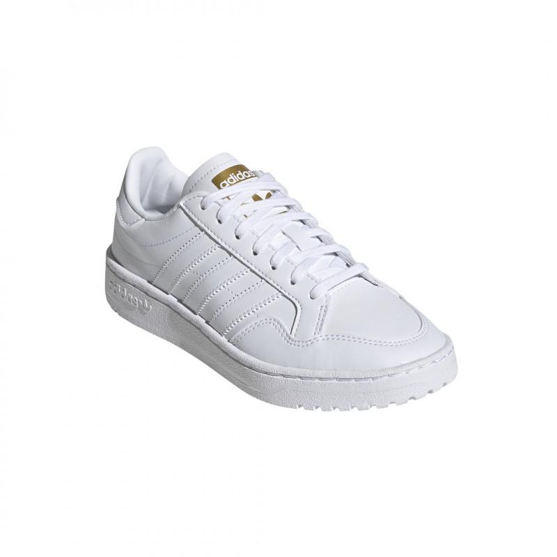Basket Adidas Originals Team Court Junior - Blanc - Adidas2 - The Bradery