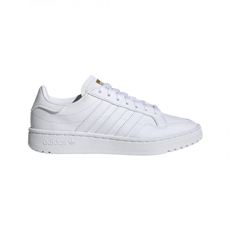 Basket Adidas Originals Team Court Junior - Blanc - Adidas2 - The Bradery