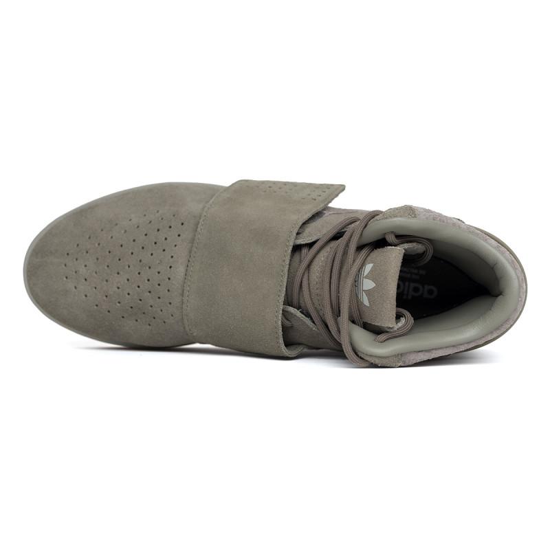 Basket Adidas Originals Tubular Invader Strap - Kaki - Homme CHAUSSURE Adidas