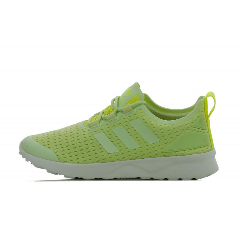 Basket Adidas Originals Zx Flux Adv Verve - Vert - Femme CHAUSSURE Adidas
