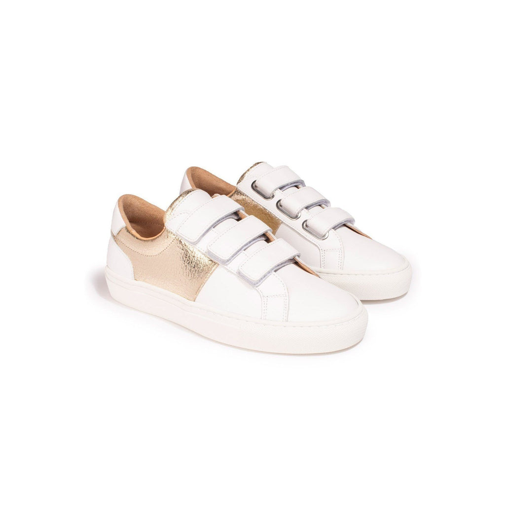 Basket Jules - Blanc / Doré - Femme - Canal Saint Martin - Canal Saint Martin* - The Bradery