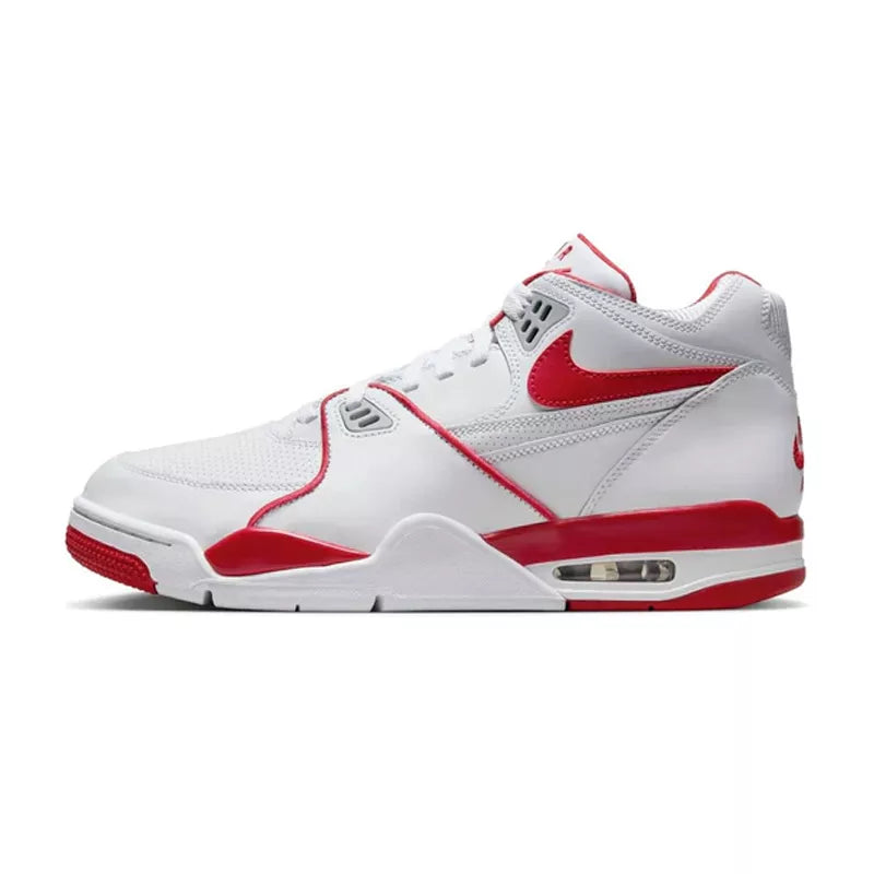Baskets Air Flight 89 - Blanc Et Rouge
