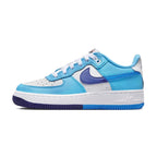 Baskets Nike Air Force 1 Lv8 2 Junior - Bleu Et Blanc - Femme