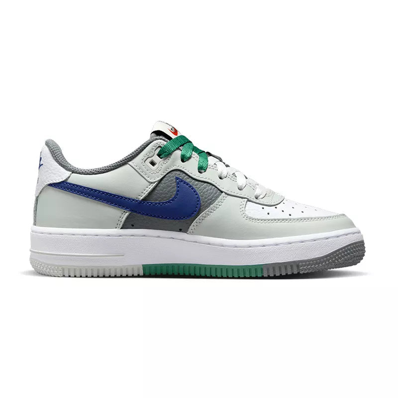 Baskets Nike Air Force 1 Lv8 Junior - Gris Et Bleu - Femme