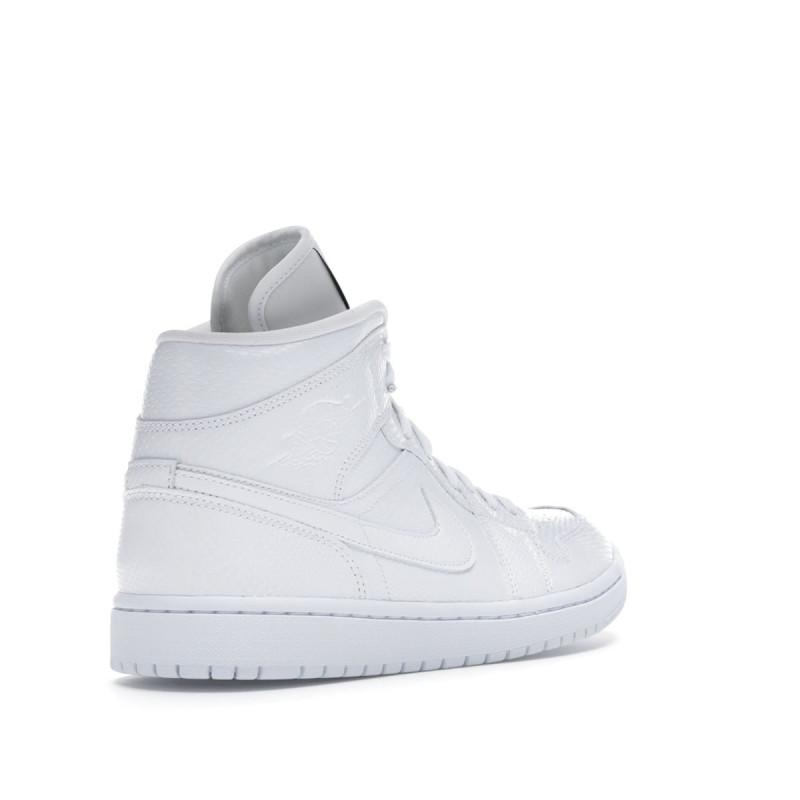 Basket Nike Air Jordan 1 Mid - Blanc - Femme - Nike - Nike2 - The Bradery