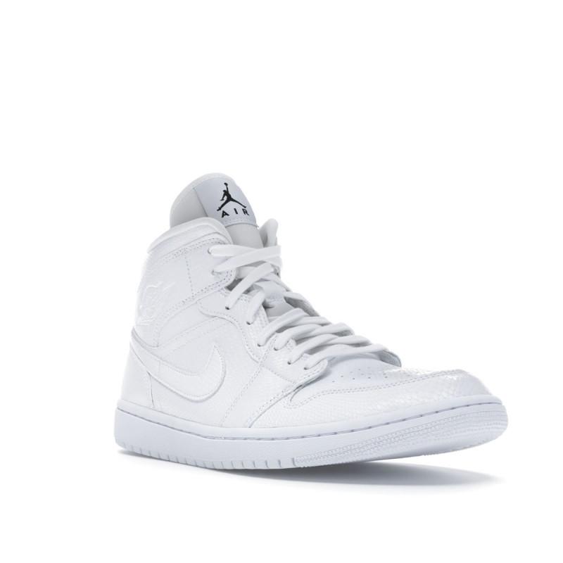 Basket Nike Air Jordan 1 Mid - Blanc - Femme - Nike - Nike2 - The Bradery