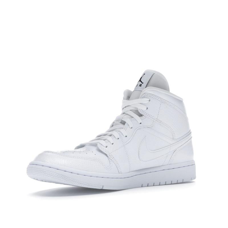 Basket Nike Air Jordan 1 Mid - Blanc - Femme - Nike - Nike2 - The Bradery