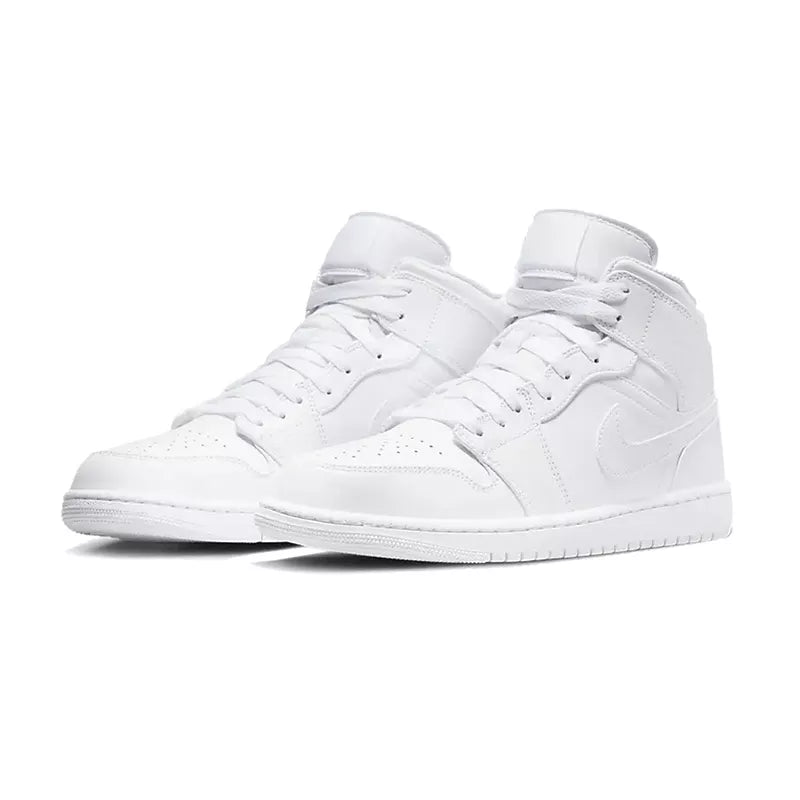 Baskets Nike Air Jordan 1 Mid Gym - Blanc - Homme