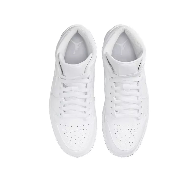 Baskets Nike Air Jordan 1 Mid Gym - Blanc - Homme