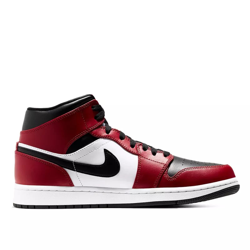 Baskets Nike Air Jordan 1 Mid - Rouge - Homme
