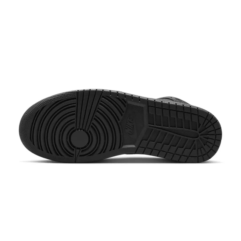 Baskets Nike Air Jordan 1 Mid - Noir - Homme