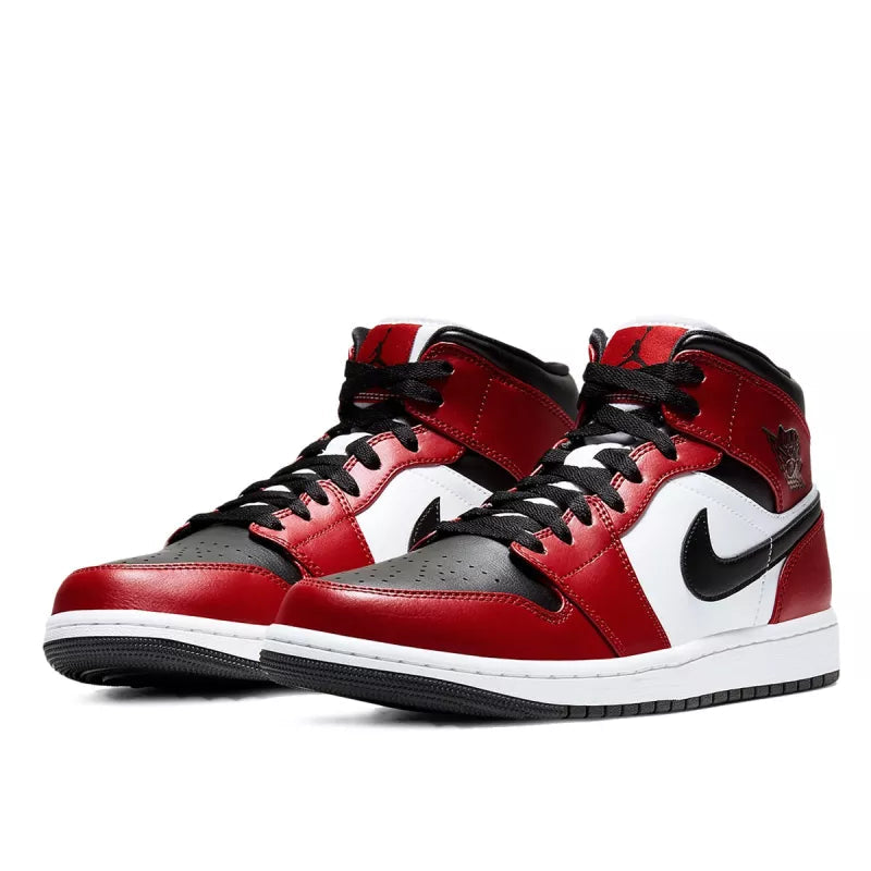 Baskets Nike Air Jordan 1 Mid - Rouge - Homme