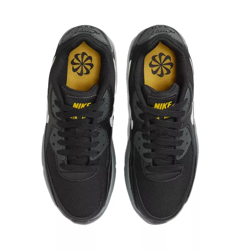 Baskets Nike Air Max 90 Gs - Noir/Blanc - Femme