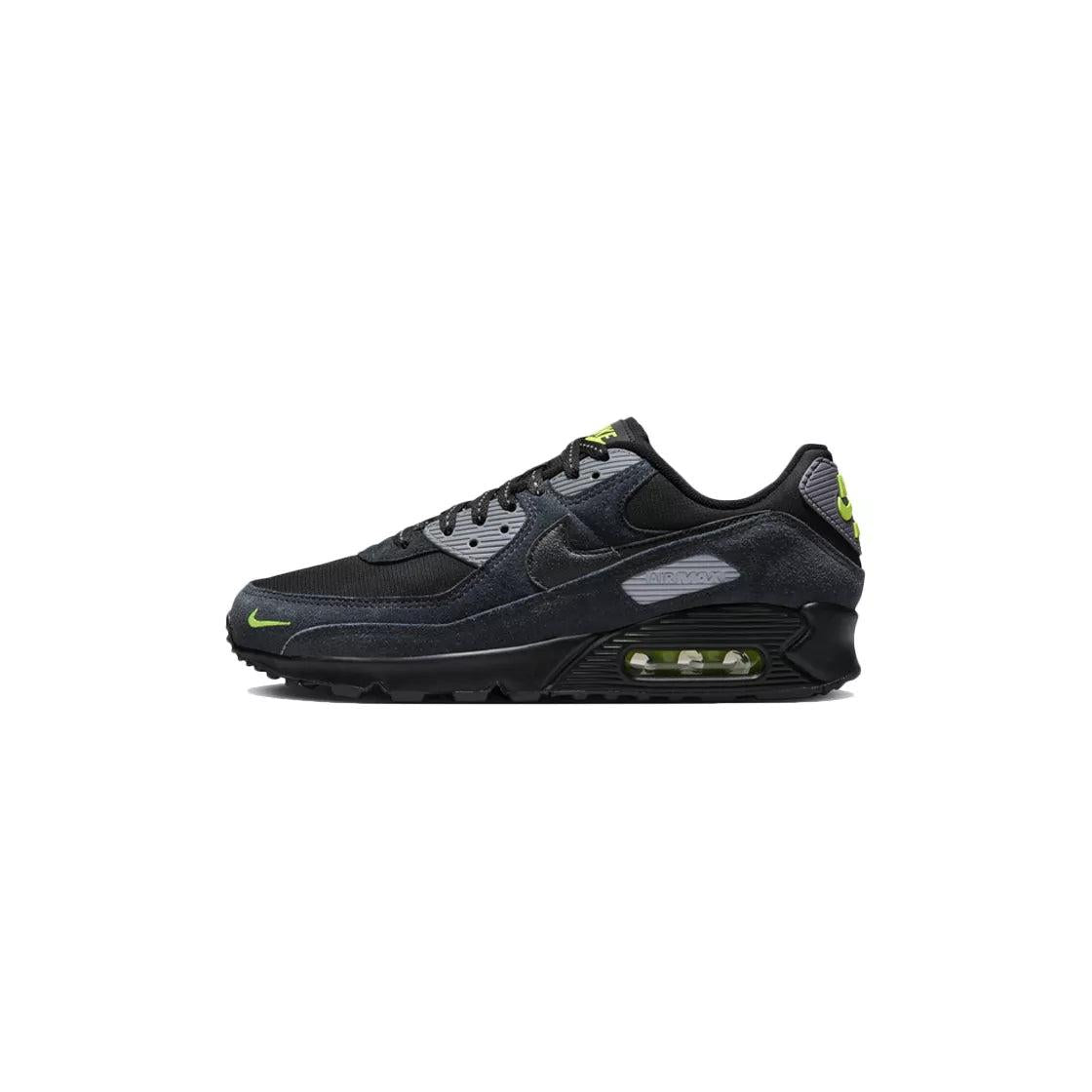 Baskets Nike Air Max 90 - Noir/Gris/Fluo