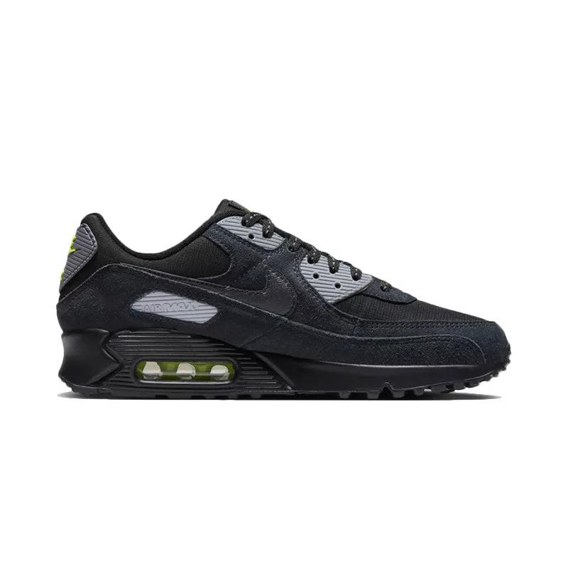 Baskets Nike Air Max 90 - Noir/Gris/Fluo
