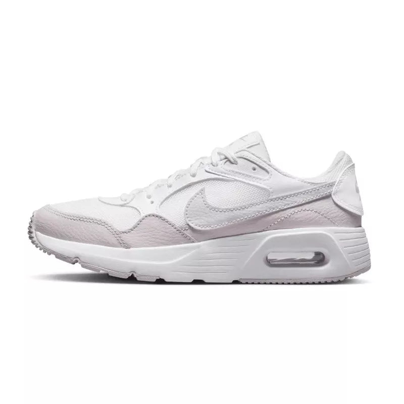 Baskets Nike Air Max Sc Junior - Blanc Et Rose - Femme