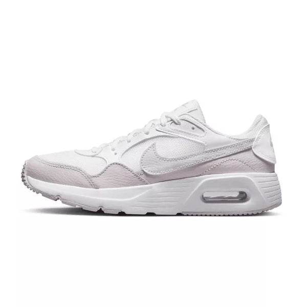 Baskets Nike Air Max Sc Junior - Blanc Et Rose - Femme