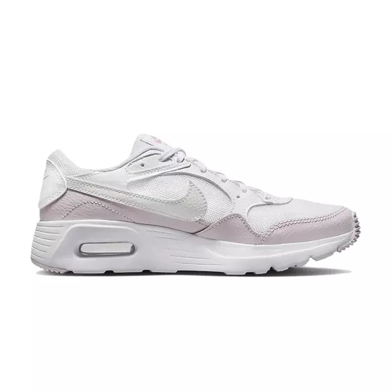 Baskets Nike Air Max Sc Junior - Blanc Et Rose - Femme