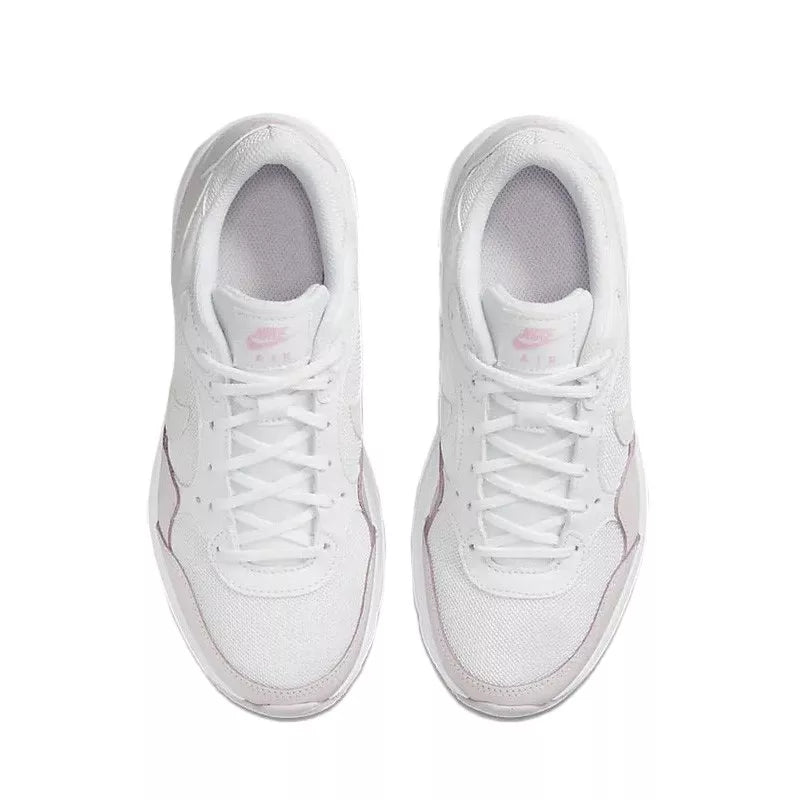 Baskets Nike Air Max Sc Junior - Blanc Et Rose - Femme