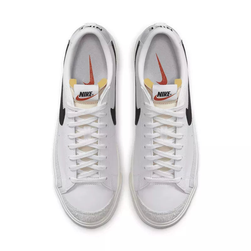 Baskets Nike Blazer Low Prm Vntg - Blanc/Noir - Homme