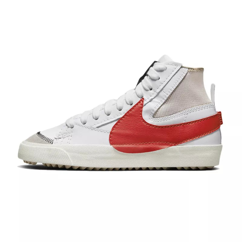 Baskets Blazer Mid Jumbo - Blanc Et Rouge