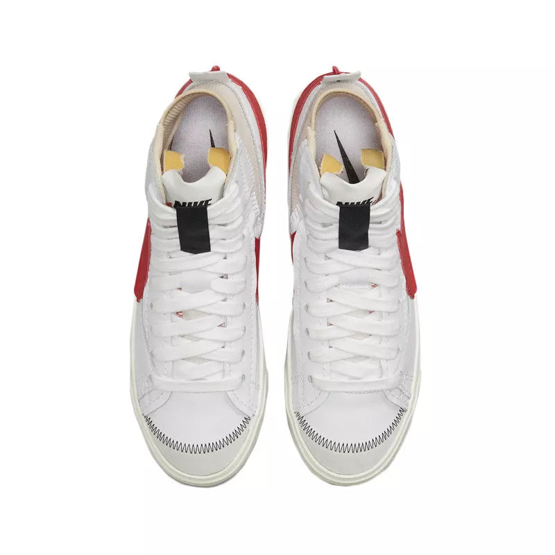 Baskets Blazer Mid Jumbo - Blanc Et Rouge