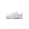 Baskets Nike Cortez Leather Gs - Blanc, Gris .