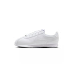 Baskets Nike Cortez Leather Gs - Blanc, Gris .