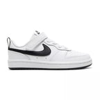 Baskets Nike Court Borough Low 2 Cadet - Blanc/Noir - Enfant