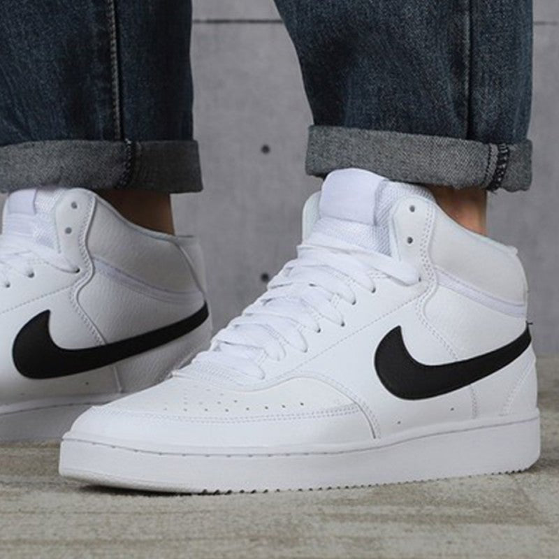 Basket Nike Court Vision Mid - Blanc - Nike2 - The Bradery