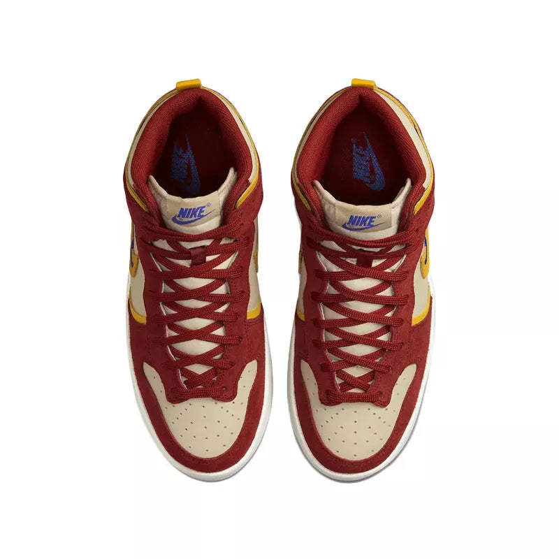 Baskets Nike Dunk High Up - Rouge - Femme