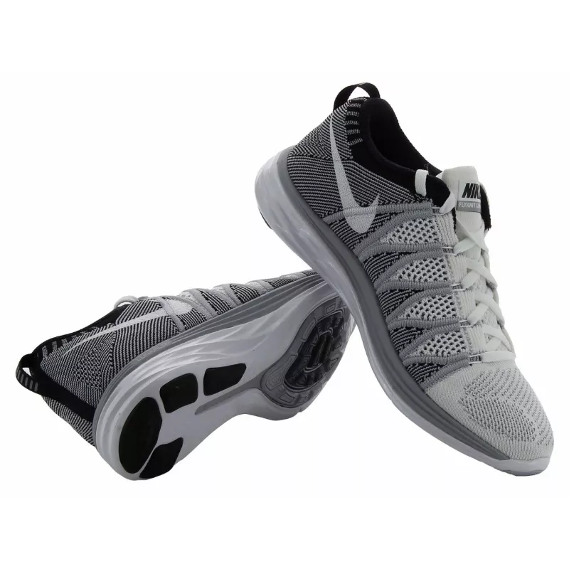 Nike - Baskets Nike Flyknit Lunar 2 - Blanc