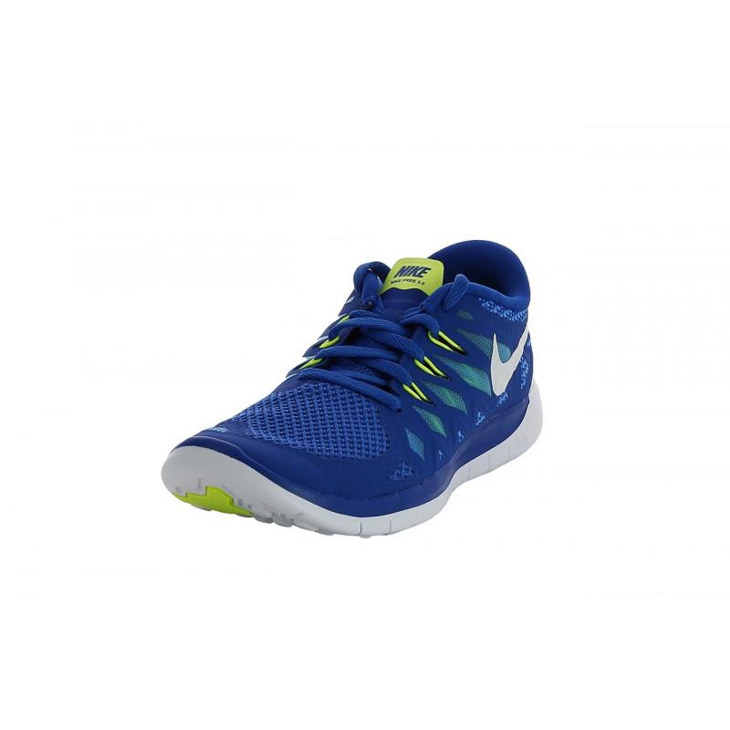 Basket Nike Free 5.0 (Gs) - 644428-400 - Bleu - Junior NIKE JUNIOR Nike