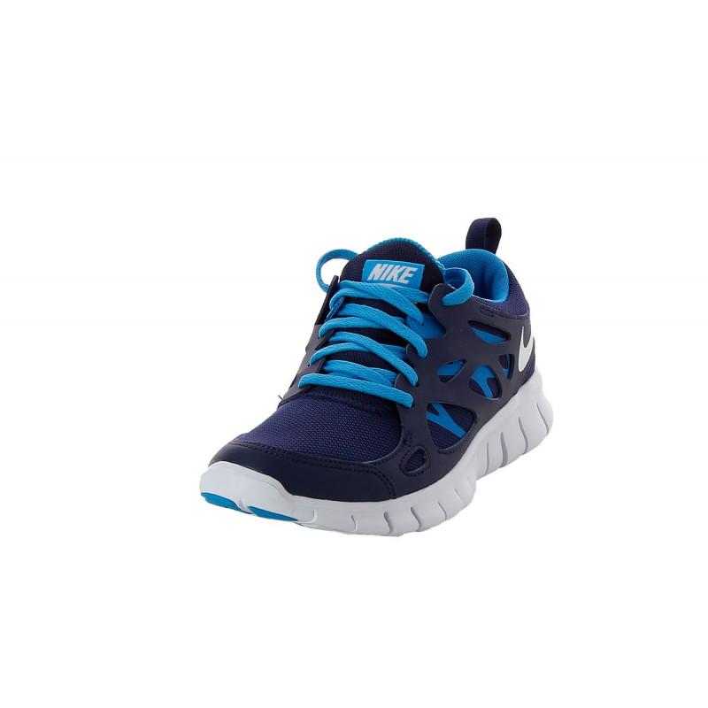 Basket Nike Free Run 2 (Gs) - 443742-406 - Bleu - Junior NIKE JUNIOR Nike