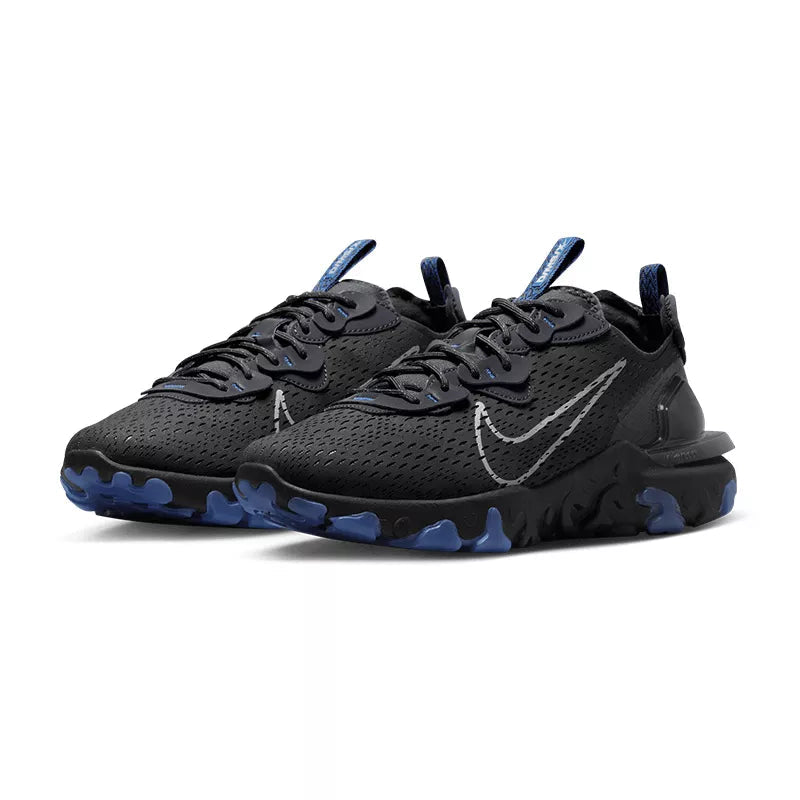 Baskets Nike React Vision - Noir Et Bleu - Homme