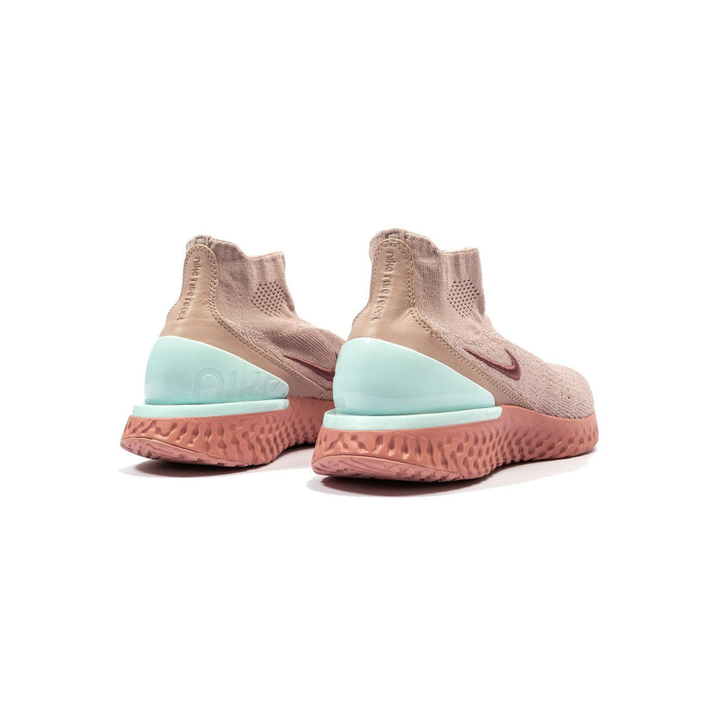 Basket Nike Rise React Flyknit Rose - Baskets Femme - Nike - The Bradery