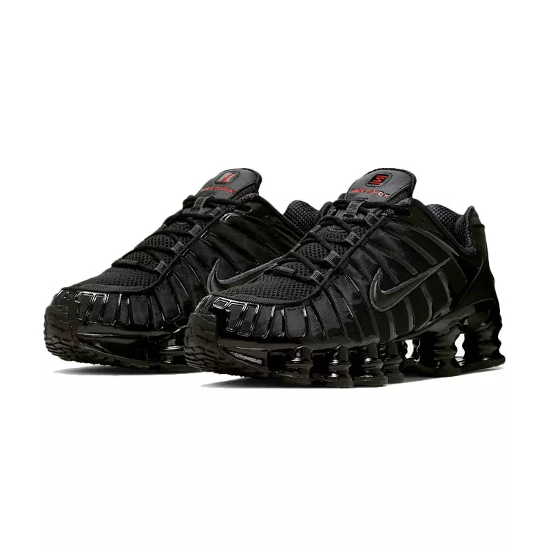 Baskets Nike Shox Tl - Noir Et Argent