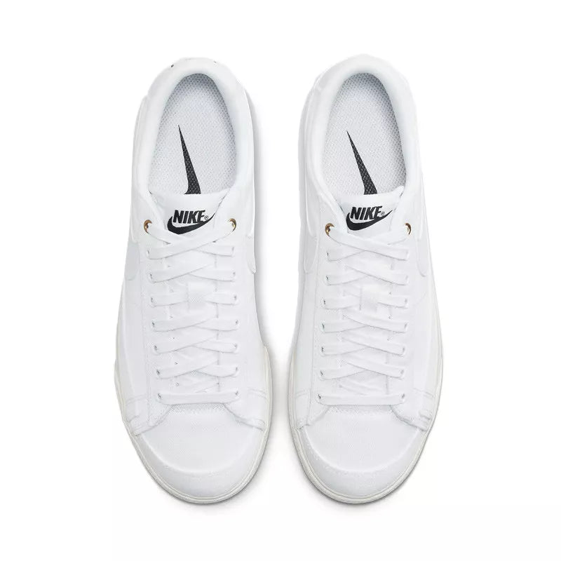 Baskets Nike Wmns Blazer Lo Platform Canvas - Blanc - Femme