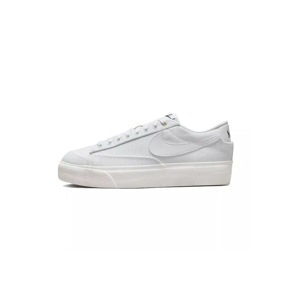 Baskets Nike Wmns Blazer Lo Platform Canvas - Blanc - Femme