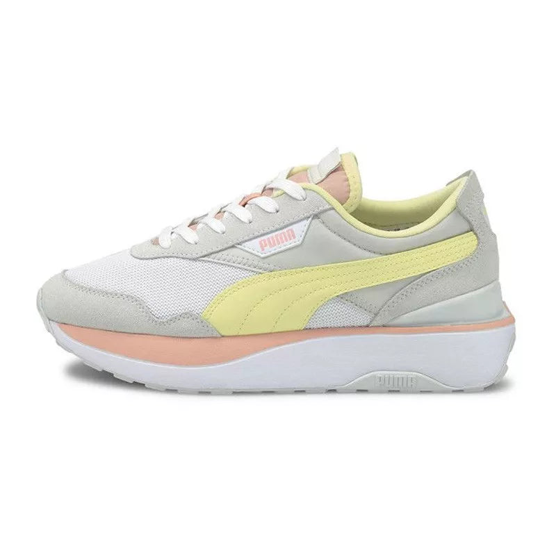 Basket Puma Cruise Rider Sr - Blanc, Jaune, Gris