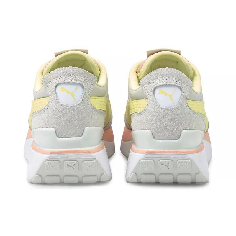 Basket Puma Cruise Rider Sr - Blanc, Jaune, Gris