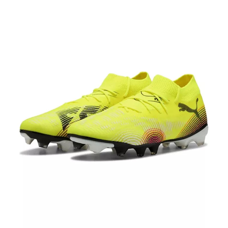 Basket Puma Future 8 Match Fg - Jaune, Noir, Blanc.