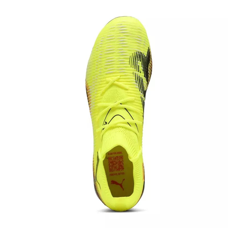 Basket Puma Future 8 Match Fg - Jaune, Noir, Blanc.