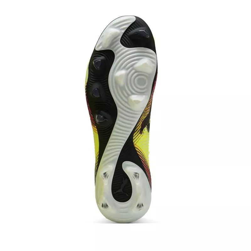 Basket Puma Future 8 Match Fg - Jaune, Noir, Blanc.