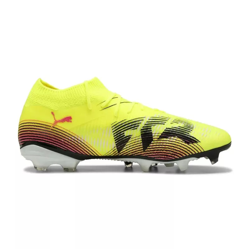Basket Puma Future 8 Match Fg - Jaune, Noir, Blanc.